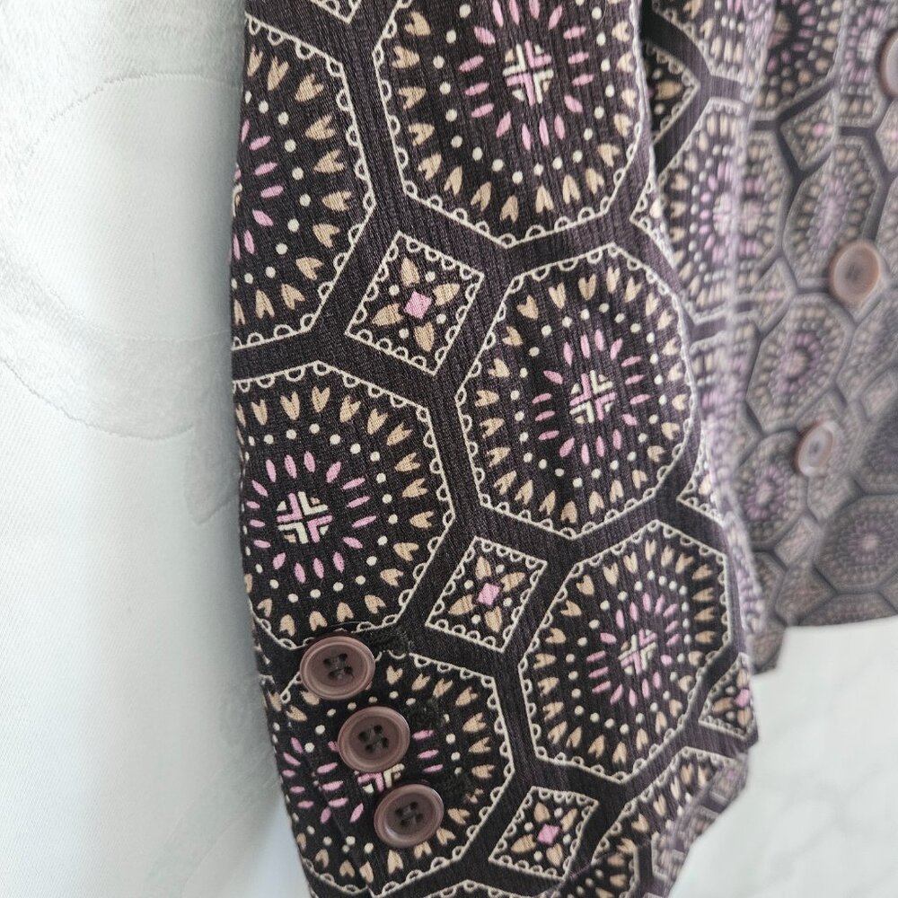 Anne Taylor Loft- Geometric Pattern Jacket - image 6